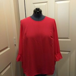 Eloquii fushia blouse